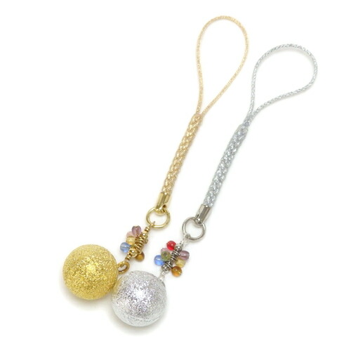 メール便 厄除け 七色 チェコビーズ 水琴鈴 カラフル 丸玉 ミュージックボール 根付 ストラップ キーホルダー 開運 ハーモニーボール ガムランボール 鈴の音