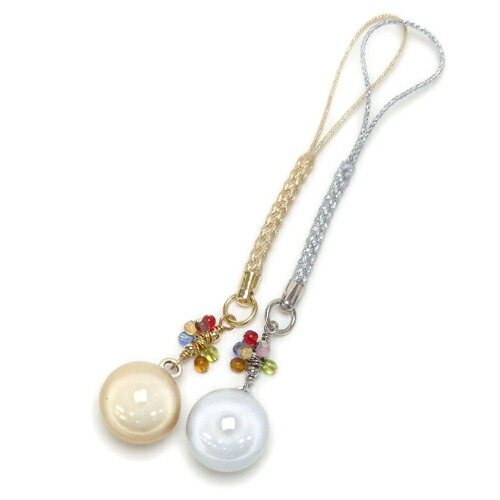 メール便 厄除け 七色 チェコビーズ 水琴鈴 カラフル 丸玉 ミュージックボール 根付 ストラップ キーホルダー 開運 ハーモニーボール ガムランボール 鈴の音