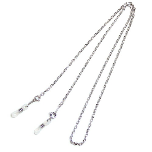 銀の メガネチェーン カットアズキ シルバーチェーン あずき ネックレスにもなる 2WAY めがねチェーン 母 父 敬老の日 ギフト プレゼント マスクチェーン