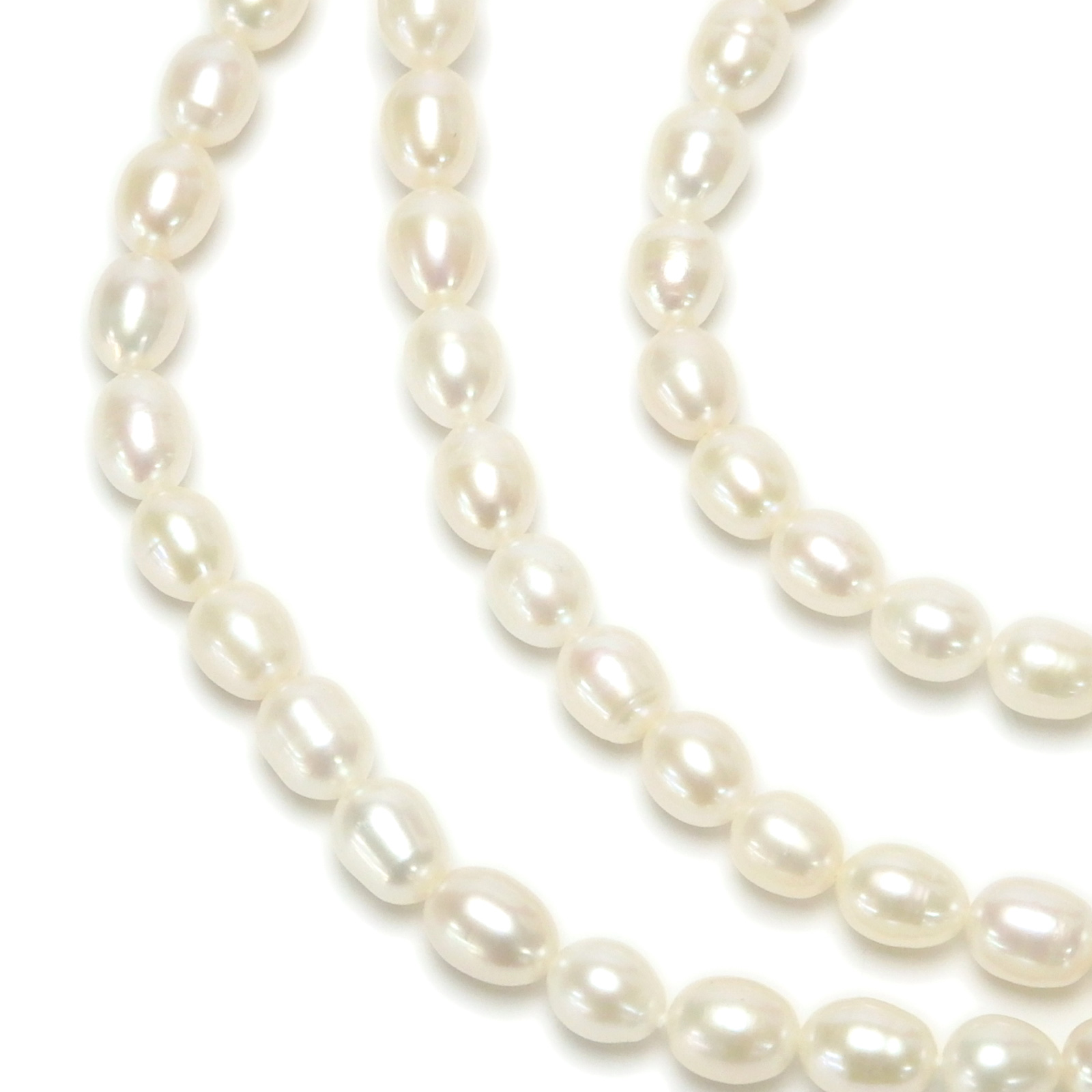 超特価 ネックレス パール 超 ロングネックレス 120cm 淡水パール 淡水真珠 真珠 上質 金具なし クリスマス ギフトに プレゼントに