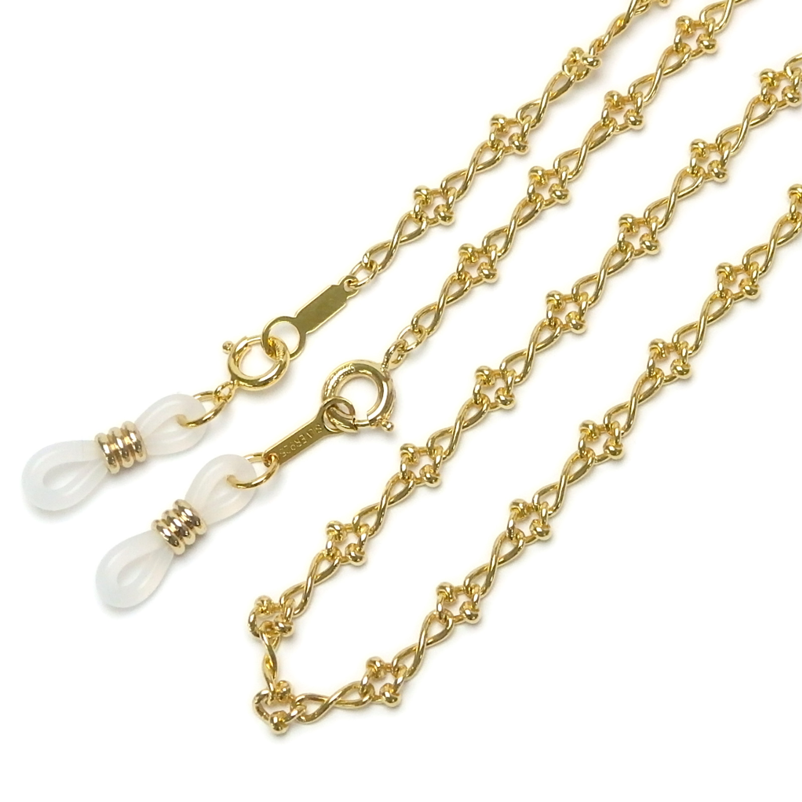 ギフトケース付き メガネチェーン 銀 ゴールドカラー 金色 飾りチェーン シルバーチェーン ネックレスになる 2WAY 母 父 敬老の日 マスクチェーン