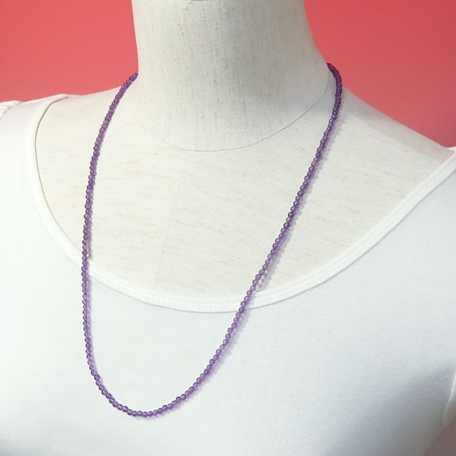 ネックレスになる メガネチェーン アメジスト 丸 天然石 メンズ レディース パープル 紫 風水 パワーストーン マスクチェーン マスクストラップ マスクホルダー
