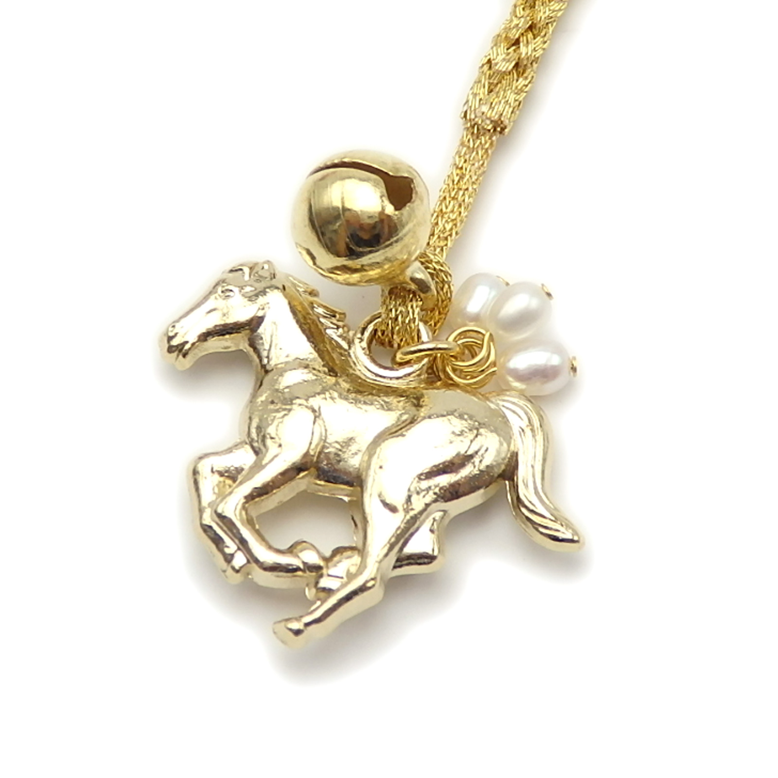 メール便 午年 開運 ストラップ 根付 ゴールドカラー 金色 干支 十二支 えと 馬年 うまどし へび 蛇 パール ストラップ 巳年 淡水真珠 風水 金運 恋愛運